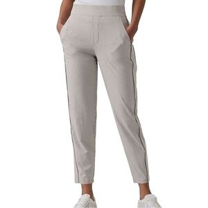 Athleta Brooklyn ankle stripe pant
